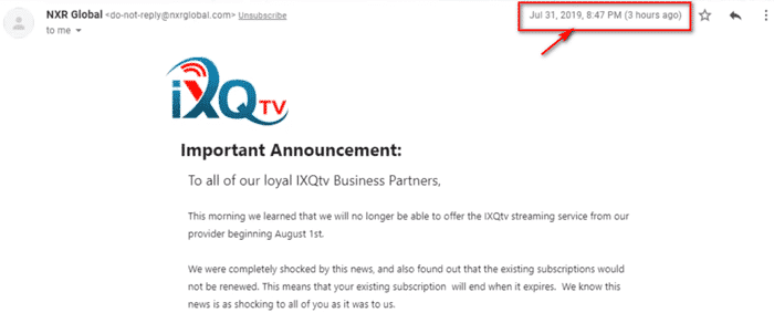 Ixqtv REVIEWS-shut-down-email-alert