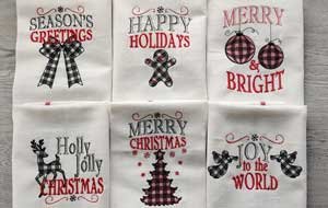 Christmas-Crafts-to-sell-Merry-Christmas-gingham