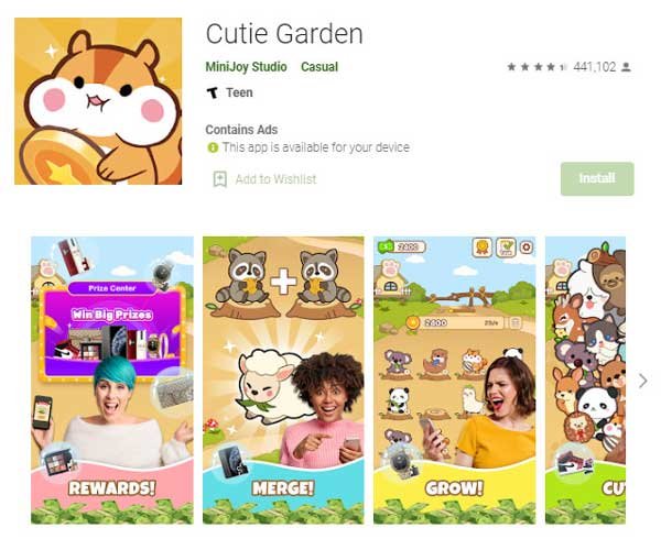 Cutie-Garden--app-Review-Google-Play-Store