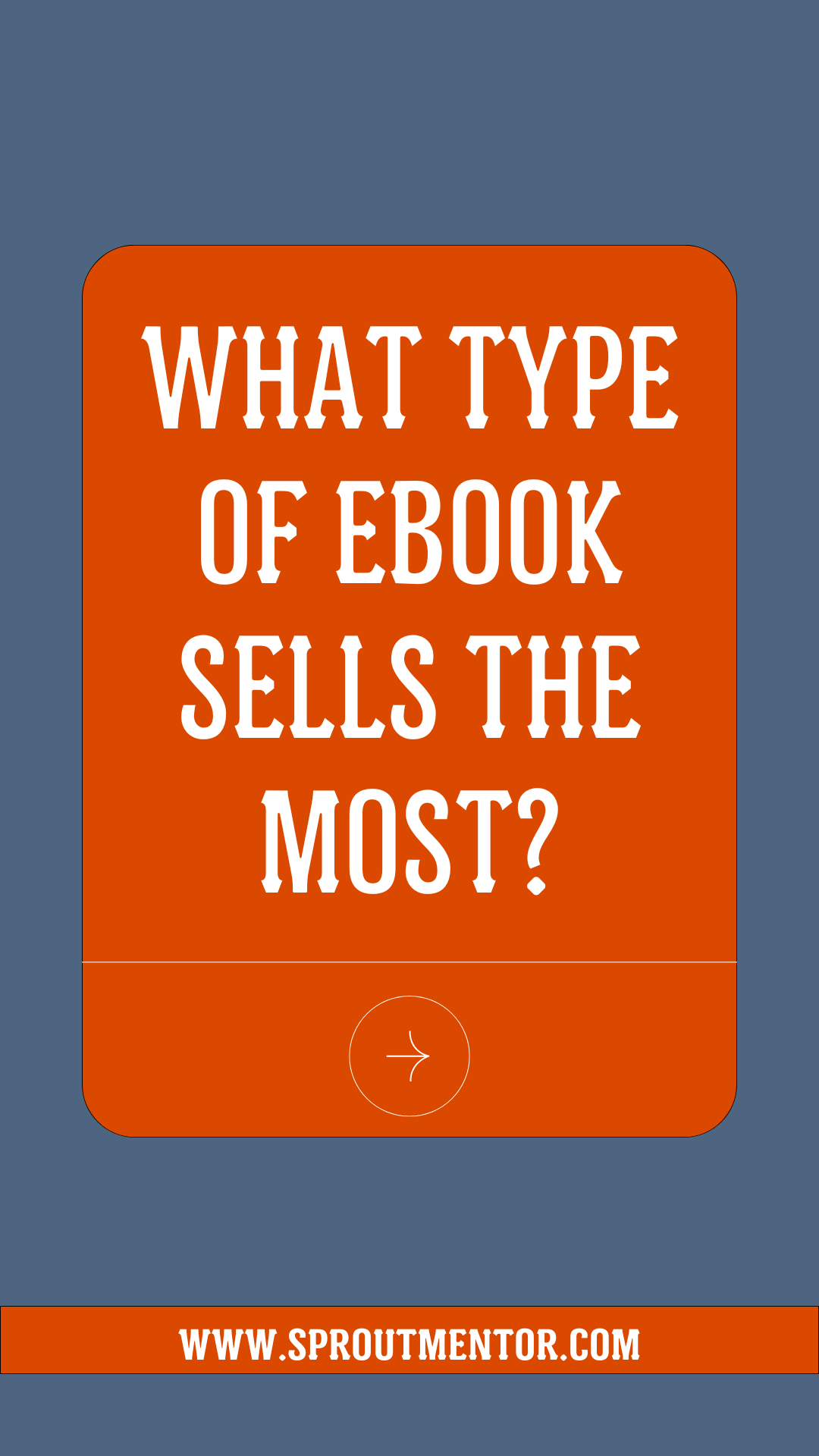 What Type of Ebook Sells the Most?