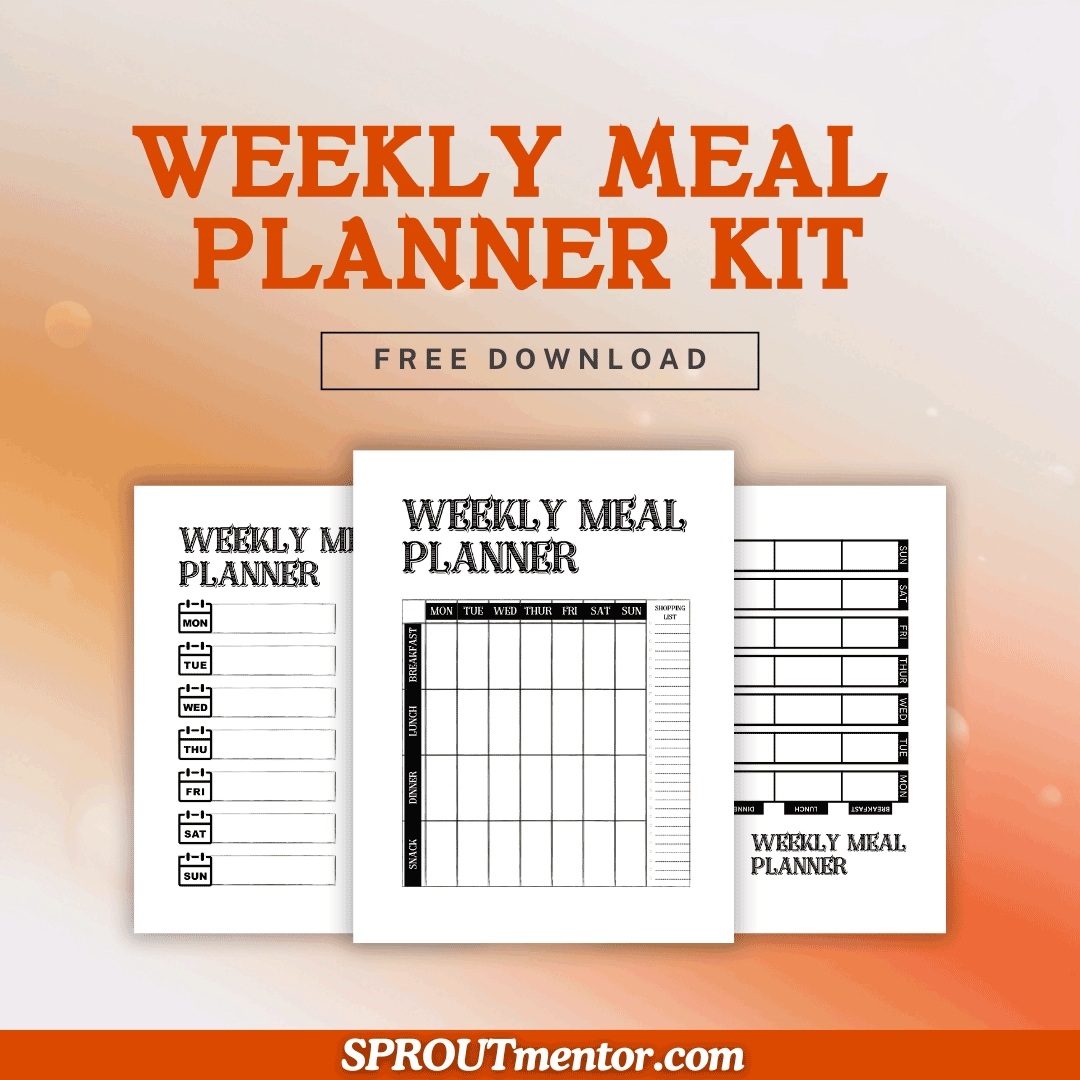Weekly Meal Planner Kit