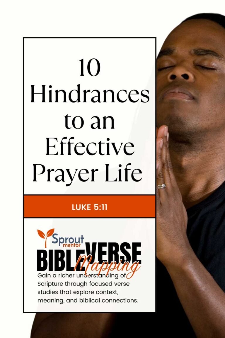 10 Hindrances to an Effective Prayer Life (Luke 5:11) - SproutMentor