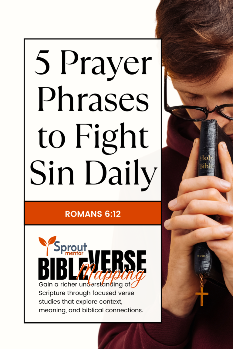 5 Prayer Phrases to Fight Sin Daily (Romans 612)