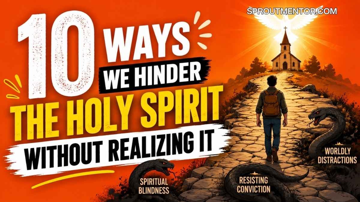 10 Ways We Hinder the Holy Spirit Without Realizing It